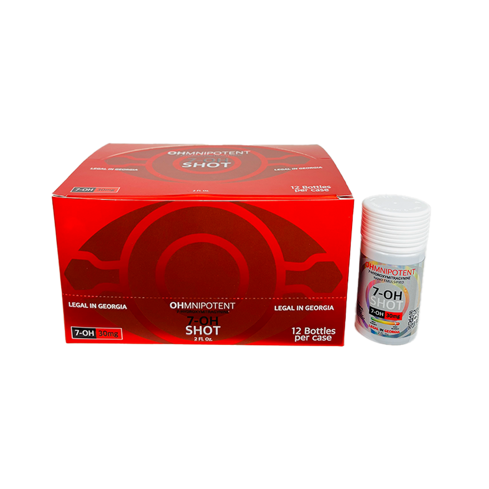 OHMNIPOTENT KRATOM 7-OH 30MG SHOT 12CT/BX