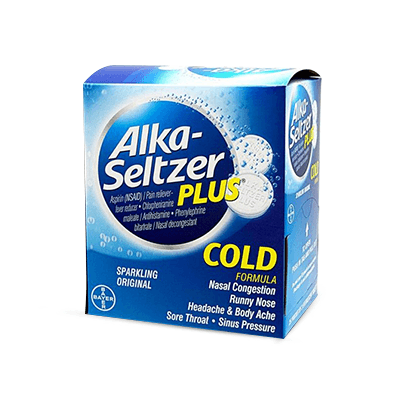 ALKA SELTZER PLUS COLD 25CT