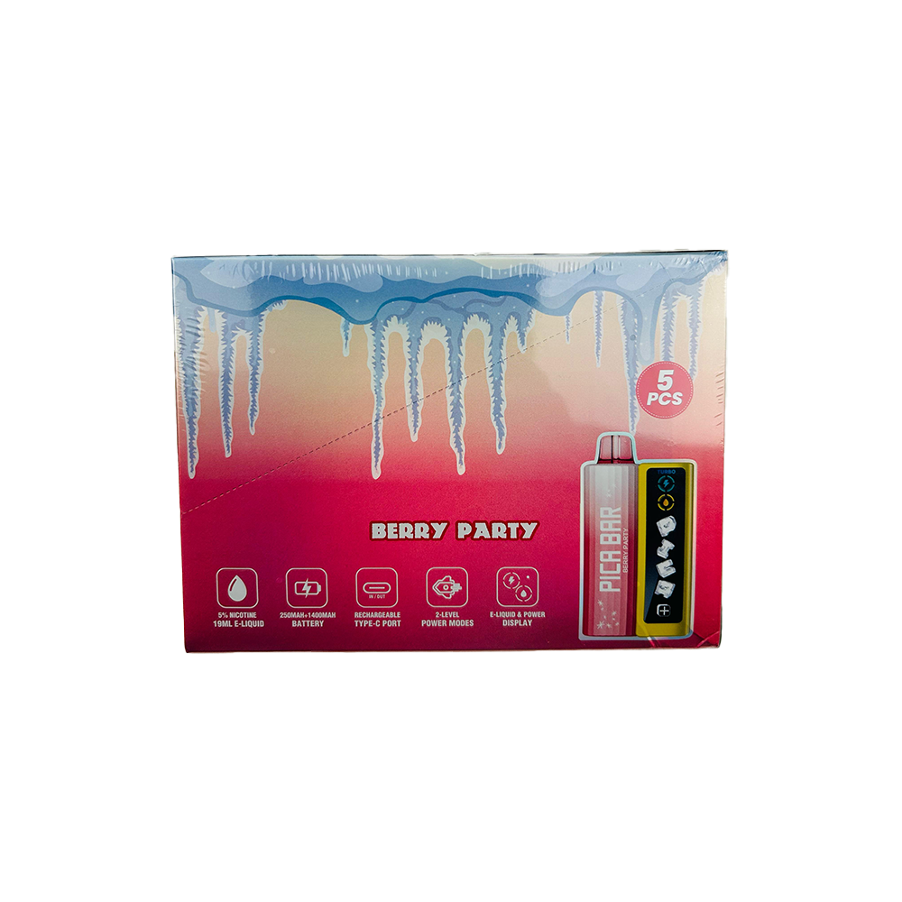 PICA BAR 30000PUFFS DISPOSABLE 5CT/BX