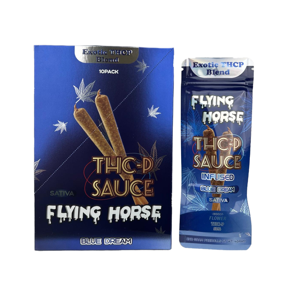 FLYING HORSE 2GM THCP SAUCE PREROLL 2CT/10CT/BX