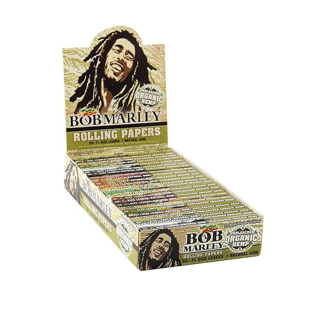 BOB MARLEY 1 1/4 ORGANIC HEMP PAPER 25CT