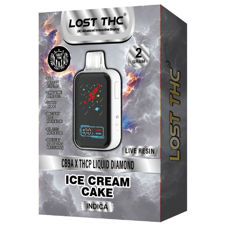 LOST THC 2GM THCP LIQUID DIAMOND DISPOSABLE 5CT/BX