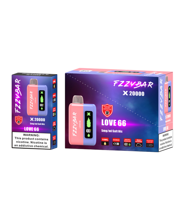 FZZY BAR X 20000PUFFS DISPOSABLE 5CT/BX