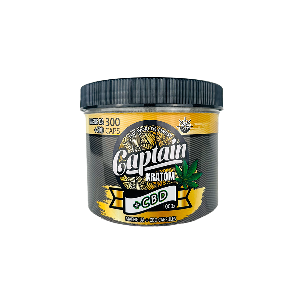 CAPTAIN LA CBD+KRATOM CAPSULES 300CT