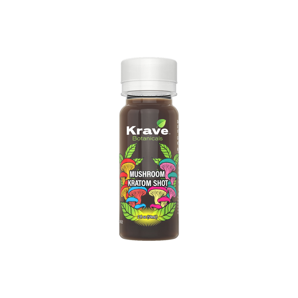 KRAVE MUSHROOM+KRATOM SHOT 12CT/BX