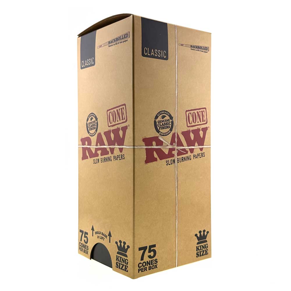 RAW CLASSIC CONE KING SIZE 75CT TOWER