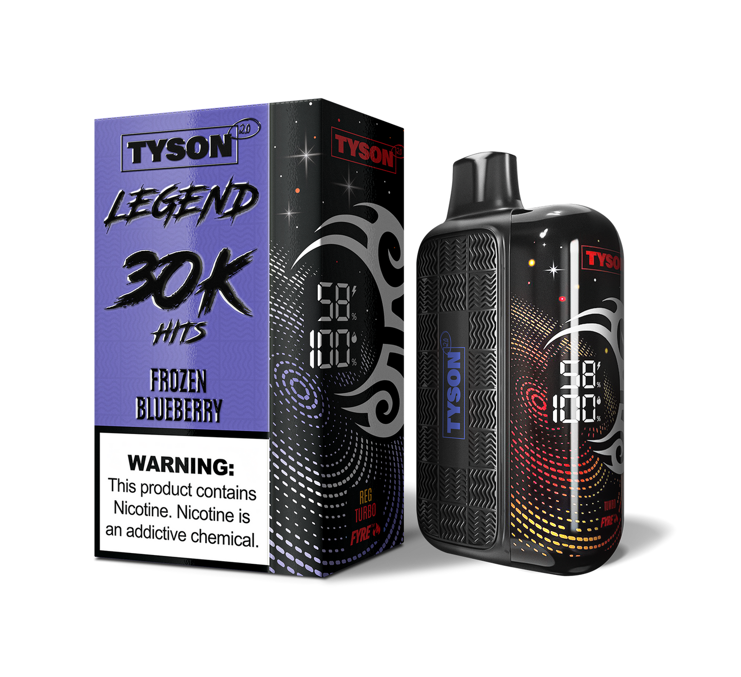 TYSON 30000PUFFS DISPOSABLE 5CT/BX