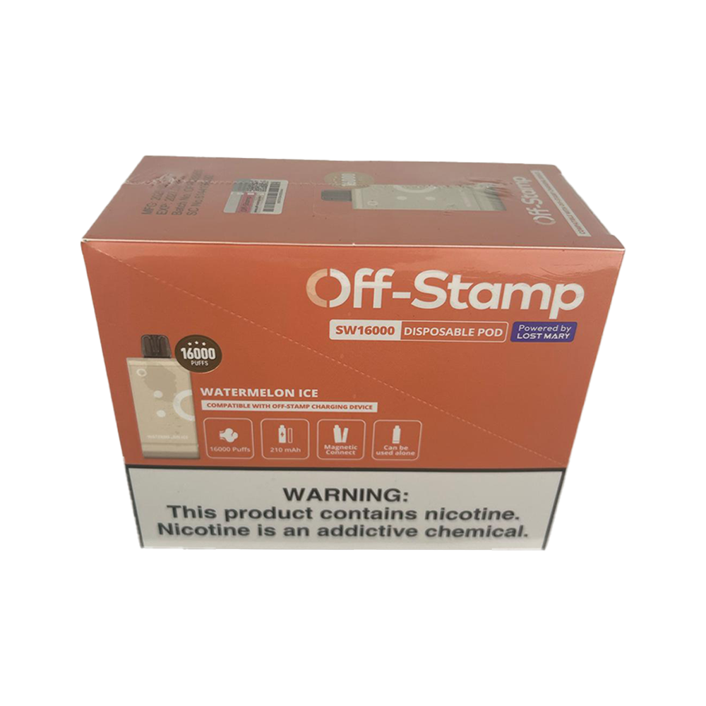OFF-STAMP SW16000 DISPOSABLE POD 5CT/BX