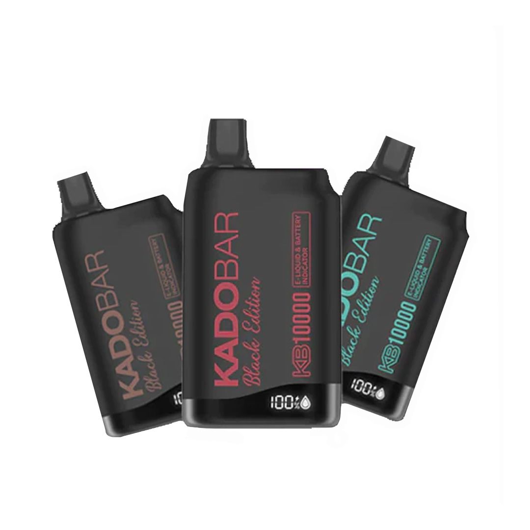 KADOBAR BLACK EDITION 10000PUFFS DISPOSABLE VAPE 5CT/BX