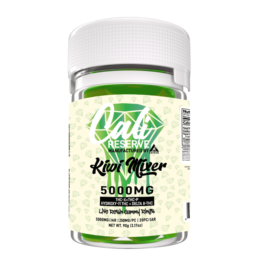 CALI RESERVE LIVE RESIN GUMMIES 5000MG 20PC/JAR