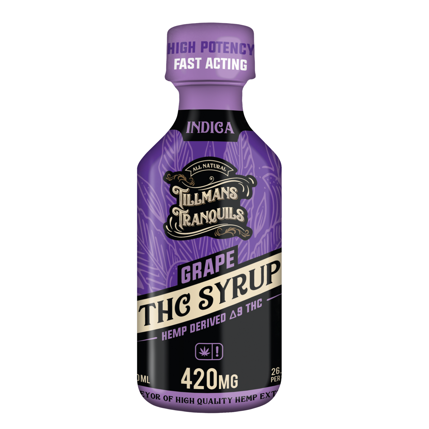 TILLMANS TRANQUILS THC SYRUP 420MG