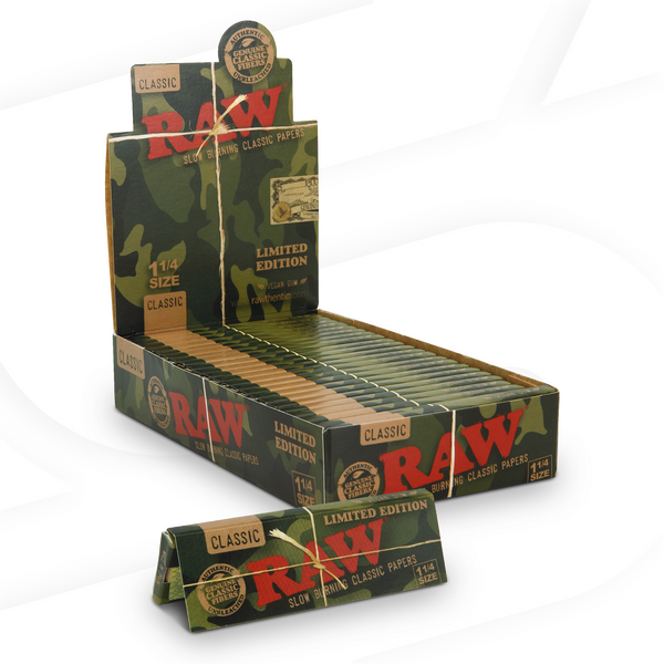 RAW CAMOFLAUGE LIMITED EDITION 1 1/4 PAPERS