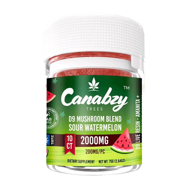 CANABZY D9 MUSH GUMMIES 6CT/BX