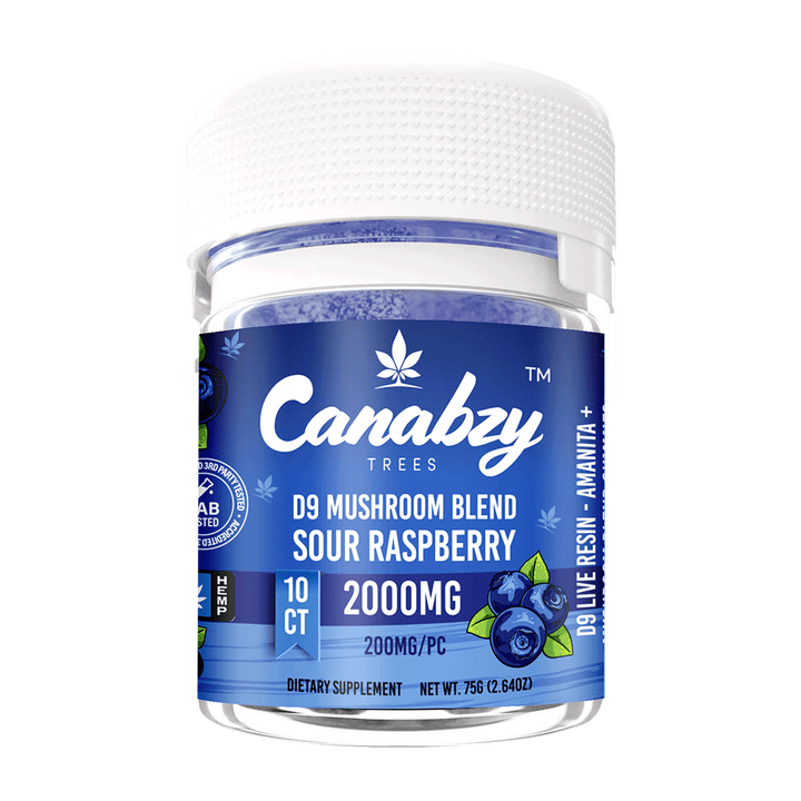 CANABZY D9 MUSH GUMMIES 6CT/BX