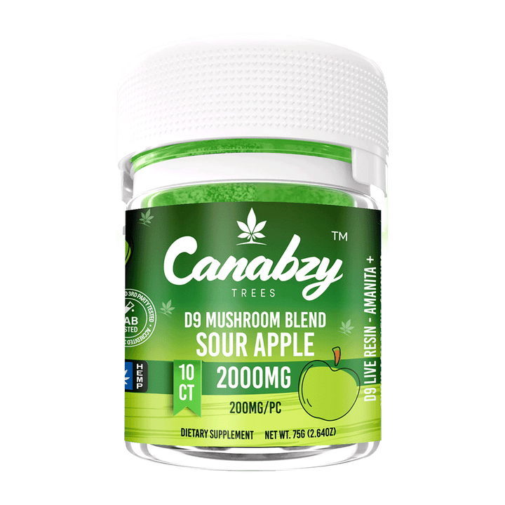 CANABZY D9 MUSH GUMMIES 6CT/BX