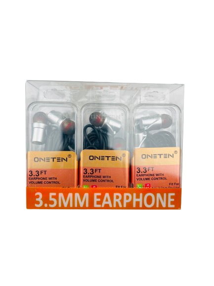 ONETEN CA112W EARPHONE VOLUME CONTROL 12CT