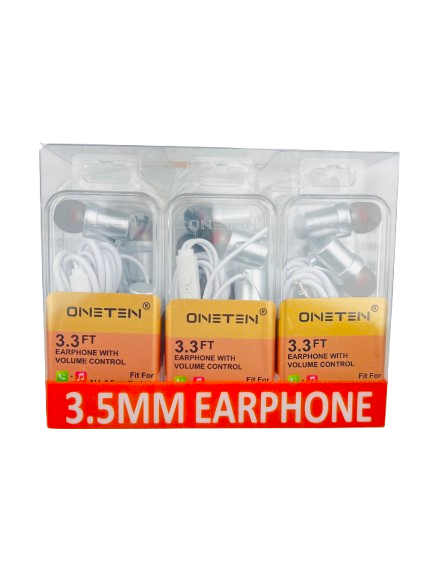 ONETEN CA112W EARPHONE VOLUME CONTROL 12CT