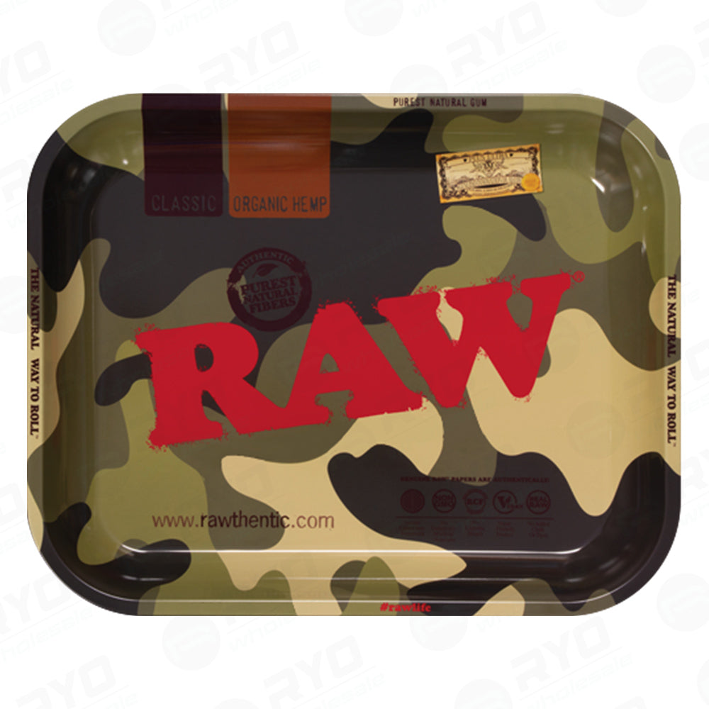 RAW CAMO ROLLING TRAY LARGE
