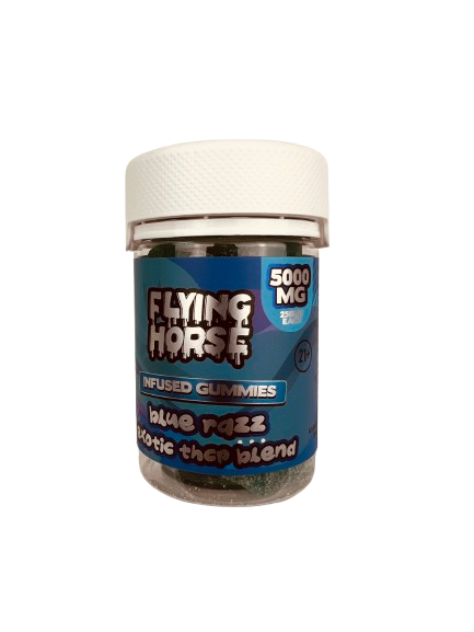 FLYING HORSE INFUSED GUMMIES 5000MG 20CT/JAR