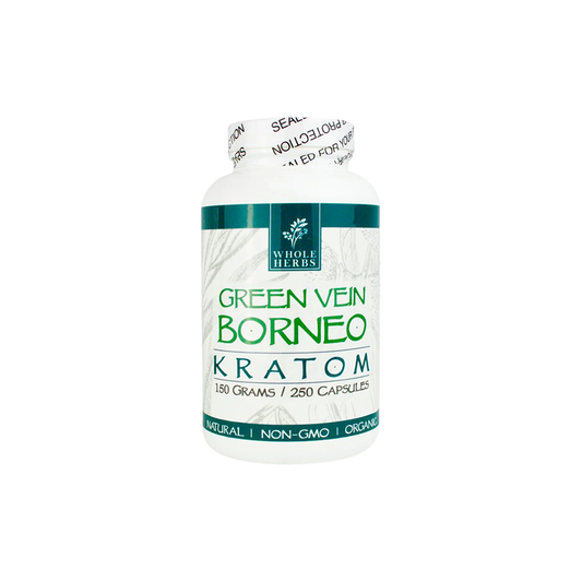 WHOLE HERBS CAPSULES 250CT GREEN BEIN BORNEO (150GM)