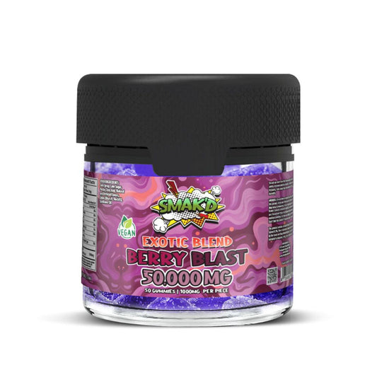 SMAK'D EXOTIC BLEND 50000MG GUMMIES 50CT/JAR