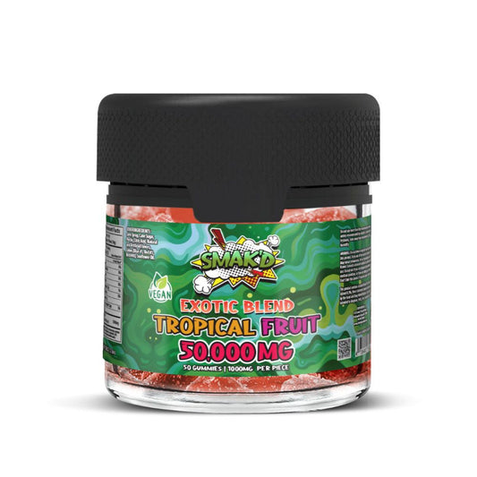 SMAK'D EXOTIC BLEND 50000MG GUMMIES 50CT/JAR