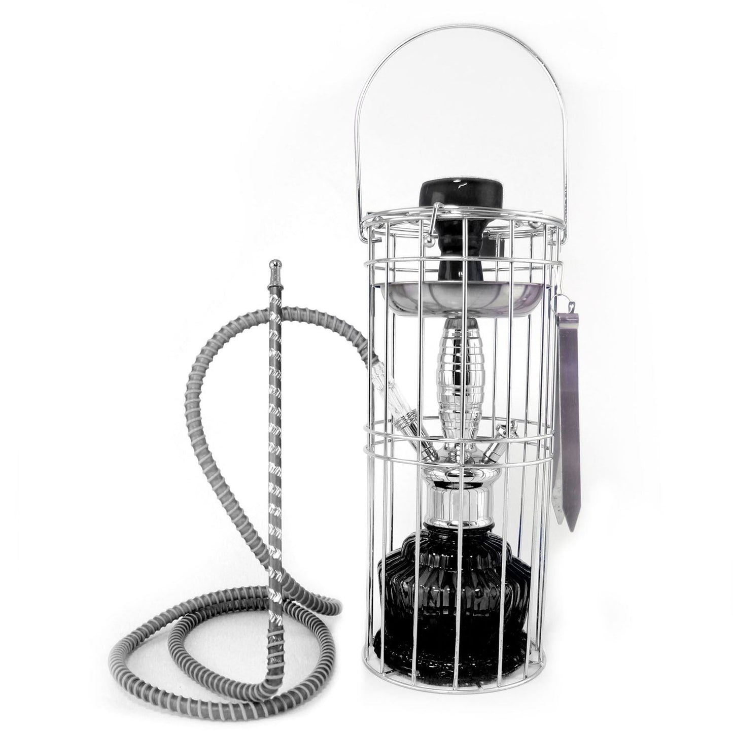 HOOKAH SET WITH CAGE 1CT (TJ-01)