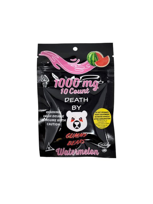 DEATH BY GUMMY BEARS 1000MG 10CT/BX