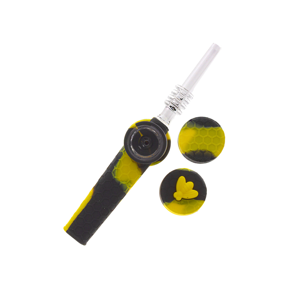 STRATUS RECLAIMER HONEY DIPPER SILICONE DAB  STRAW 1CT