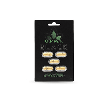 OPMS CAPSULES BLACK CAPS (10 PACK) (5ct)