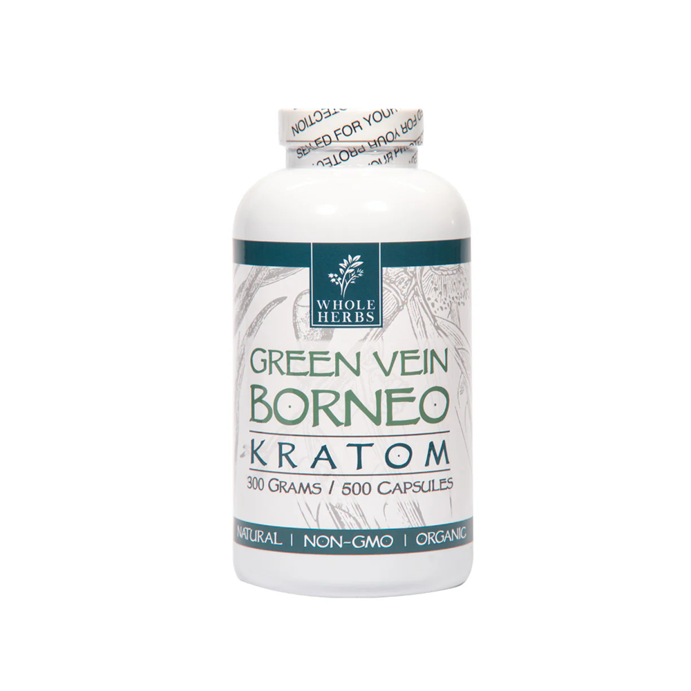 WHOLE HERBS CAPSULES 500CT GREEN VEIN BORNEO (300GM)