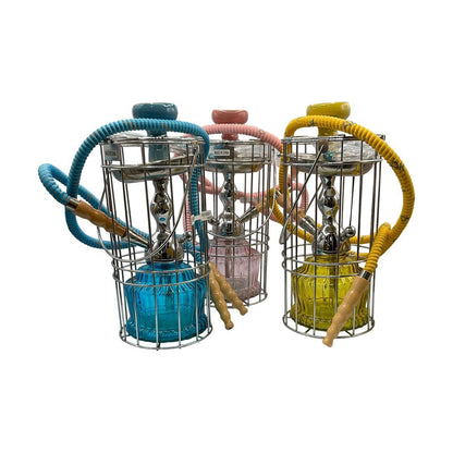 HOOKAH SET WITH CAGE 1CT (TJ-01)