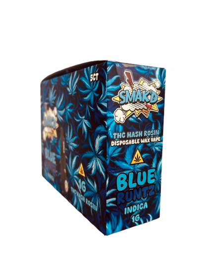 SMAK'D 1GM WAX VAPE DISPOSABLE 5CT/BX