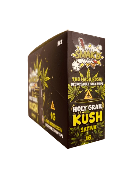 SMAK'D 1GM WAX VAPE DISPOSABLE 5CT/BX