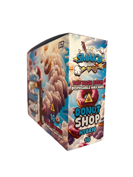 SMAK'D 1GM WAX VAPE DISPOSABLE 5CT/BX
