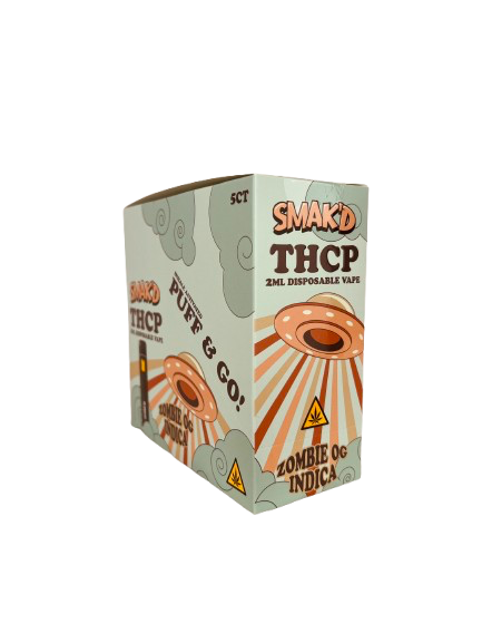 SMAK'D 2ML THCP DISPOSABLE 5CT/BX Ganesh Distribution SMAK'D 2ML THCP DISPOSABLE 5CT/BX Ganesh Distribution