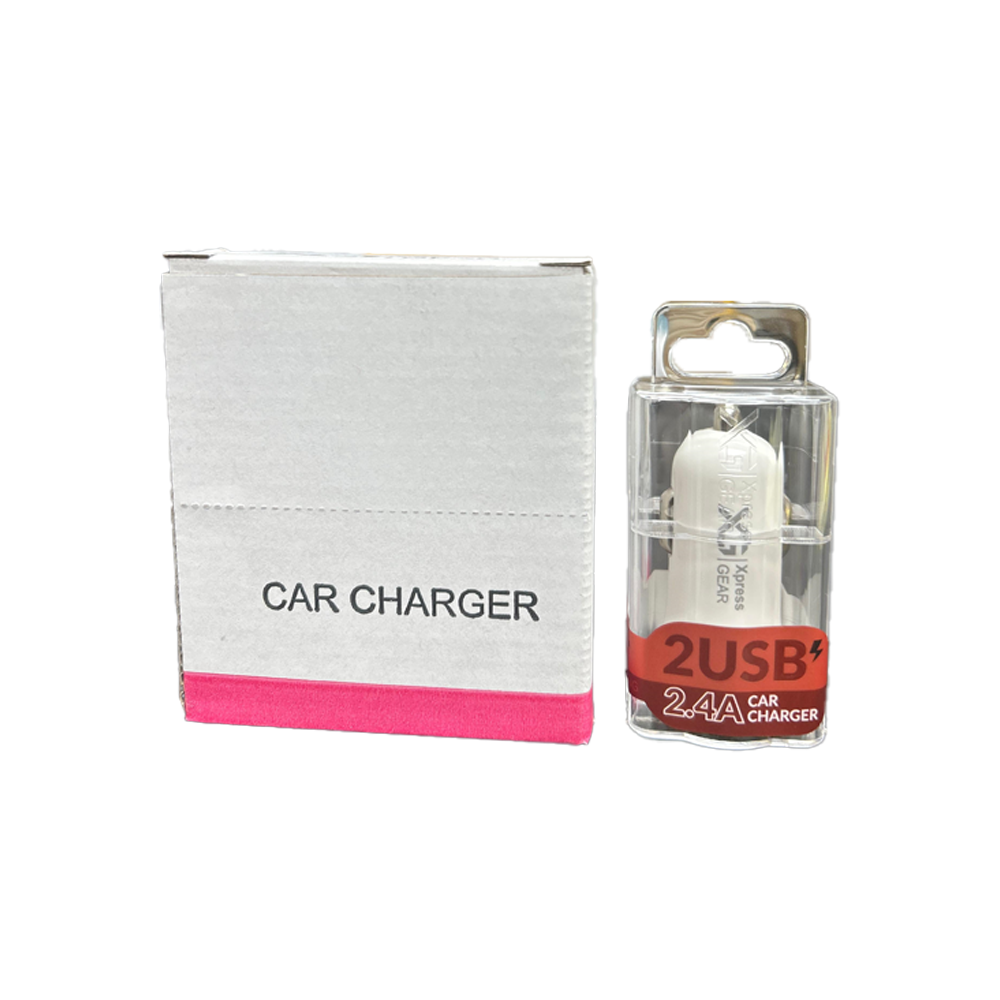 XPRESS GEAR CAR CHARGER 6CT/BX(447)