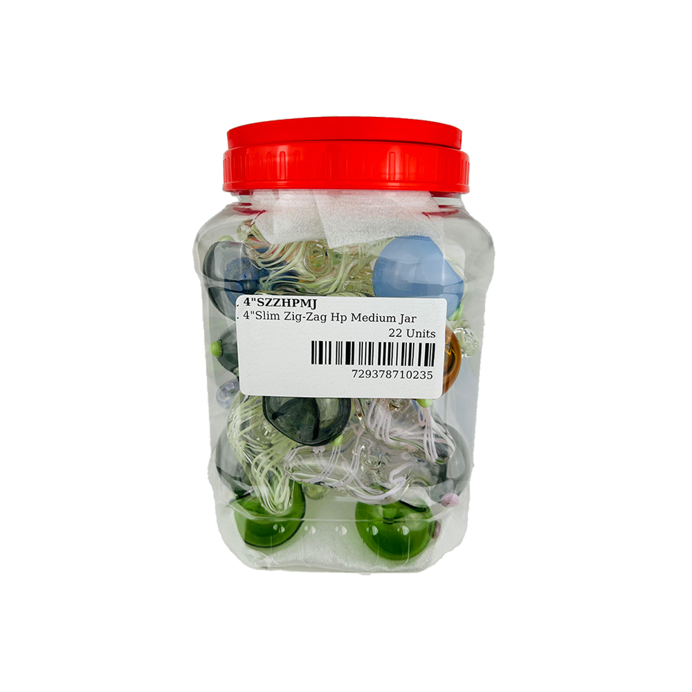 4" SLIM ZIG-ZAG HP MEDIUM JAR 22UNITS (4"SZZHPMJ)