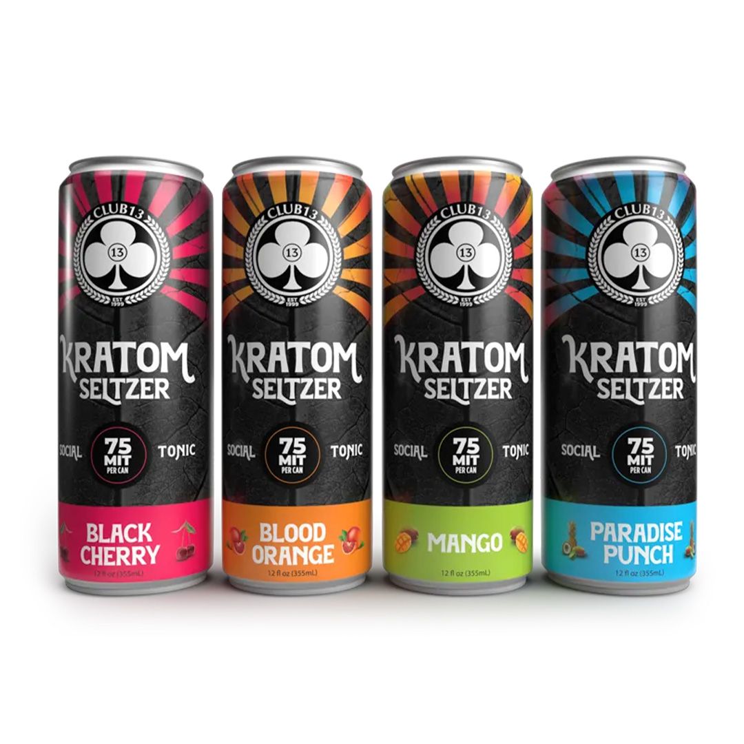 CLUB 13 KRATOM SELTZER 12OZ