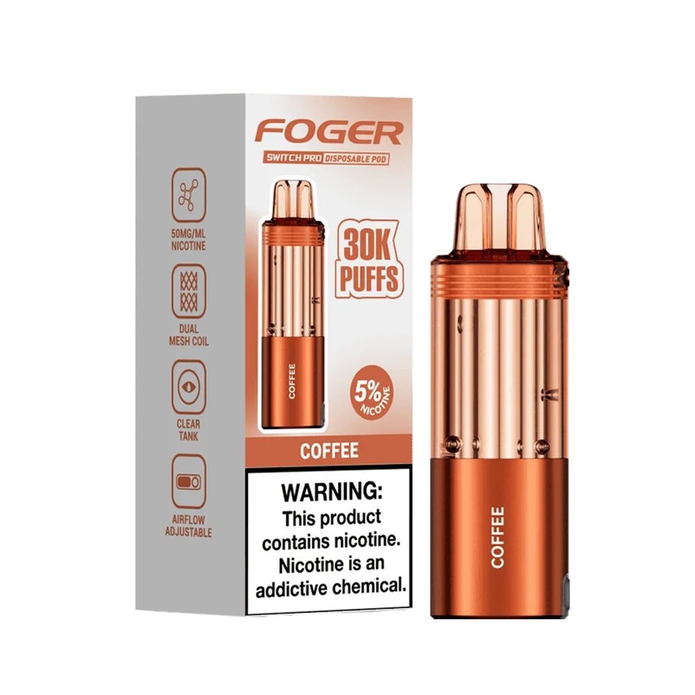 FOGER 30000PUFFS DISP. POD 5CT/BX