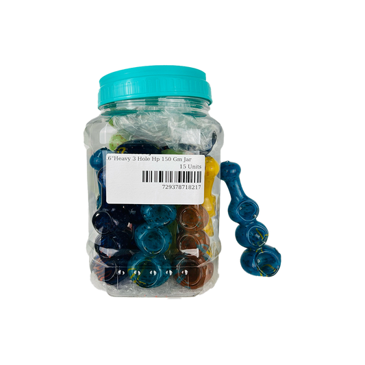 6" HEAVY 3 HOLE HP 150Gm JAR  15CT (6"H3HH150GJ)