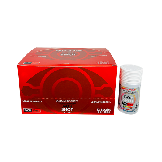 OHMNIPOTENT KRATOM 7-OH 30MG SHOT 12CT/BX