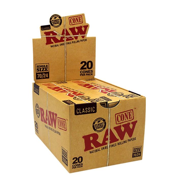 RAW CONES 70/24 70MM PAPER WITH 24MM TIPS