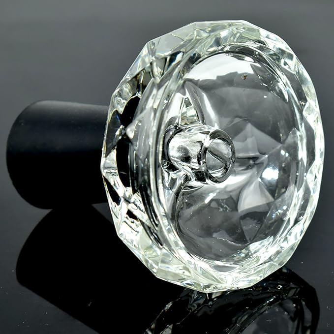 DIAMOND SHAPED GLASS SHISHA BOWL 1CT(YH003)