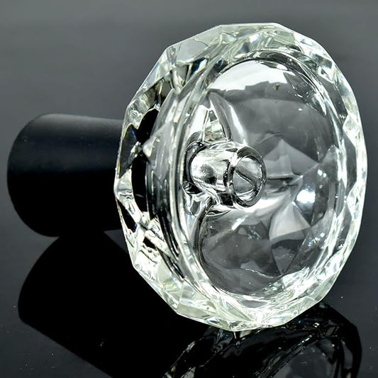 DIAMOND SHAPED GLASS SHISHA BOWL 1CT(YH003)