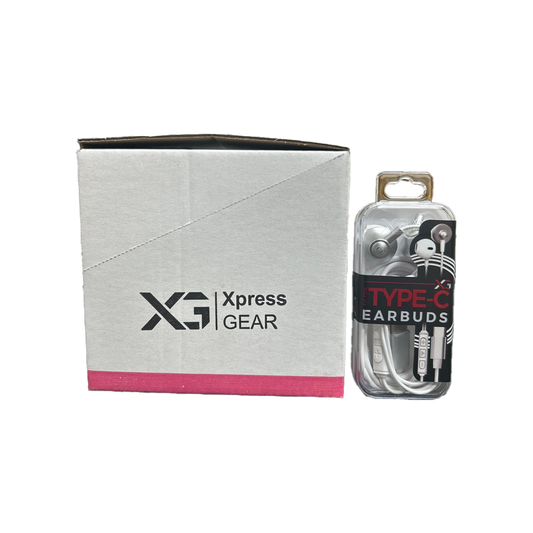 XPRESS GEAR TYPE C EARPHONE WITH MIC 6CT/BX(750)