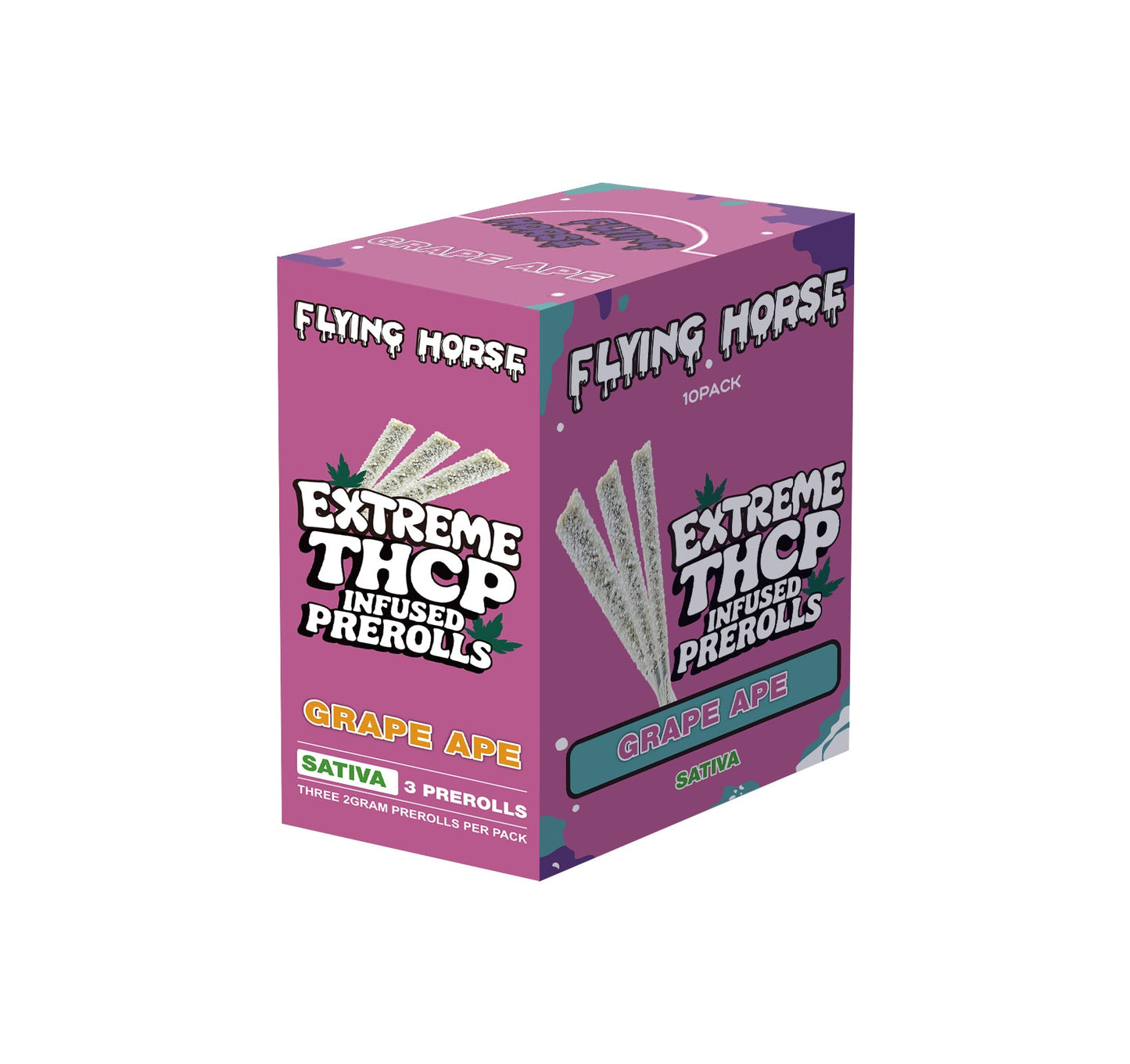 FLYING HORSE EXTREME THCP INFUSED PREROLLS 3CT/10CT/BX