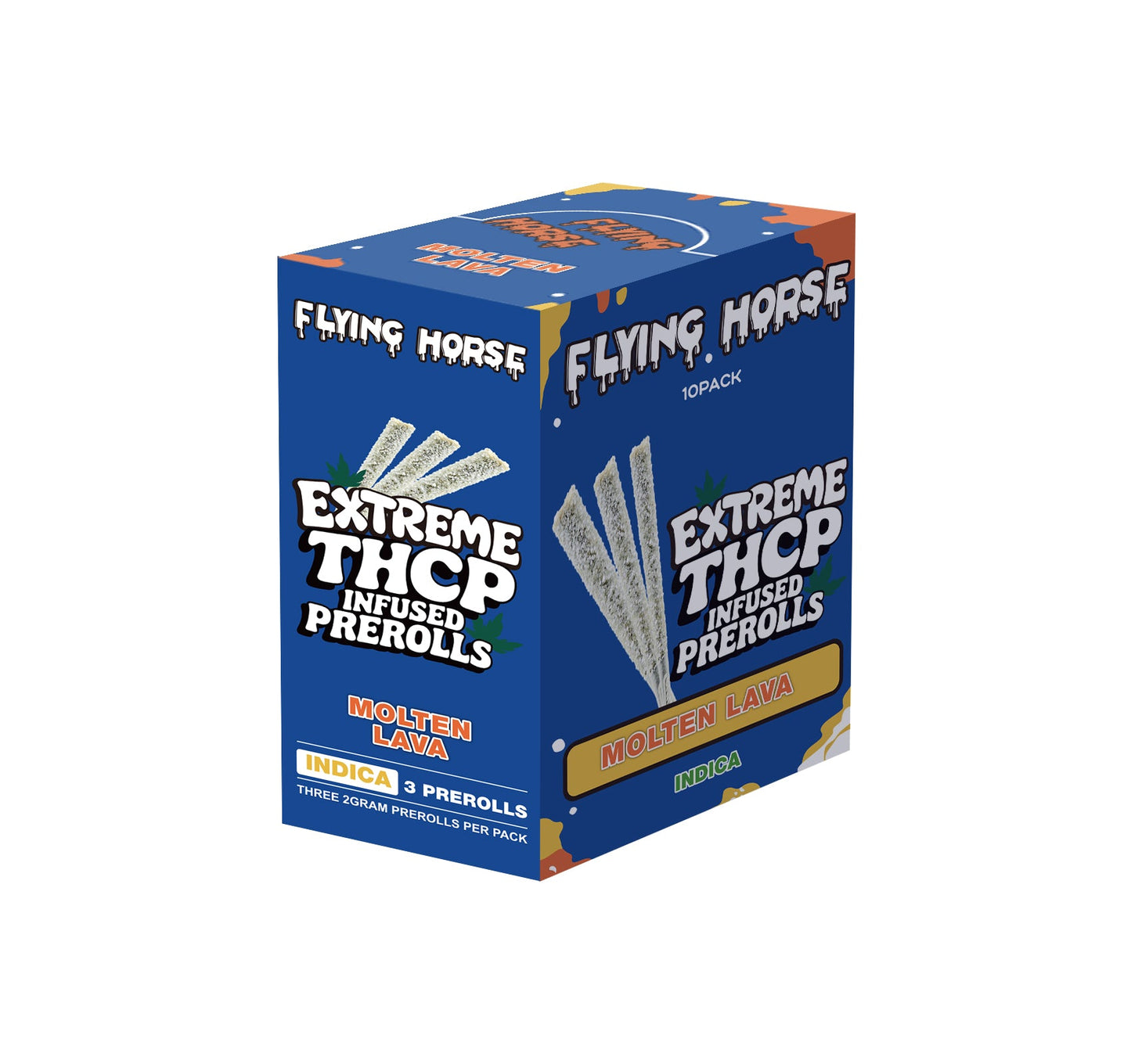 FLYING HORSE EXTREME THCP INFUSED PREROLLS 3CT/10CT/BX