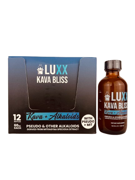 LUXX KAVA 60ML BLISS KRATOM SHOT 12CT/BX