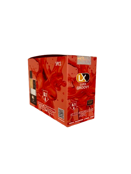 LUXX GROOVY 8.1GM DISPOSABLE (SAUCE+THCP) (CB9A+DIAMOND) 5CT/BX